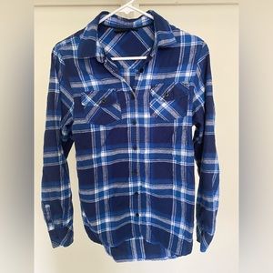 Blue flannel shirt